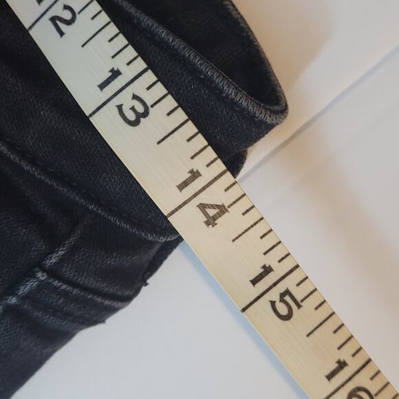 American Eagle Womens Black Jeans Size 2 Long Super Super Stretch X Denim - Picture 15 of 15